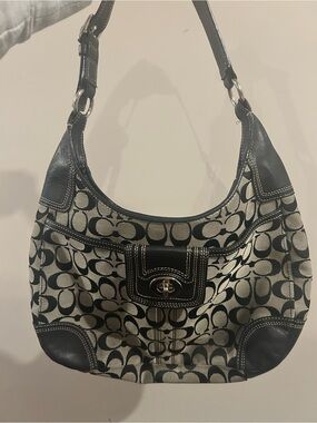 Coach | Bags | Coach Purse Carly Optic Signature Large Hobo | Poshmark